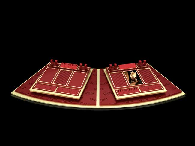 珠宝环岛陈列道具DJ2