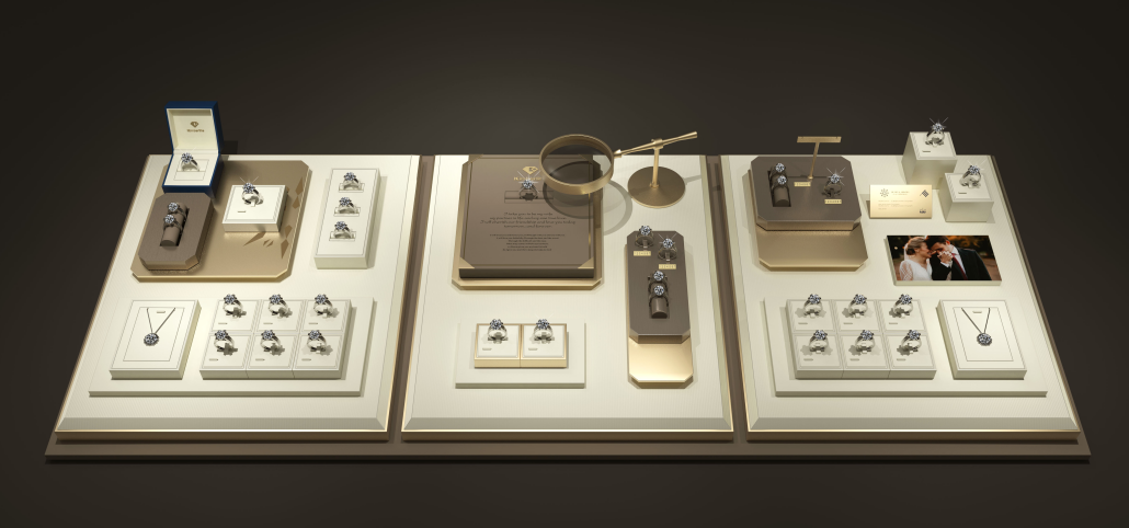 钻铂钯K金陈列套台DJ50